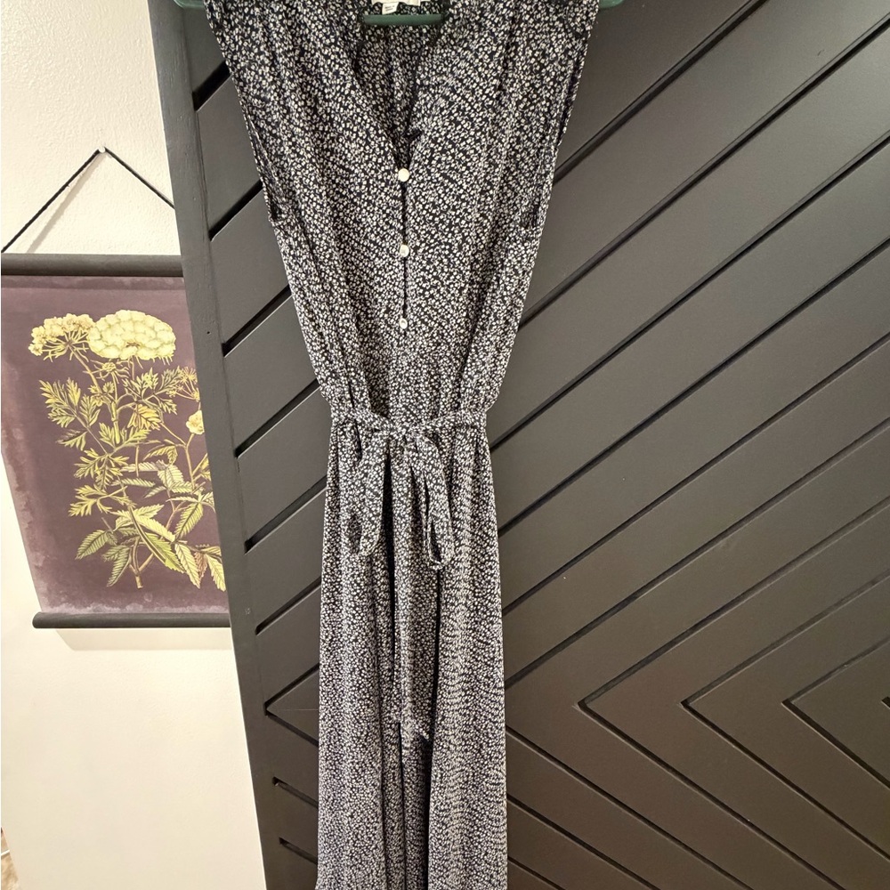 Molly Bracken Black and White Maxi Dress